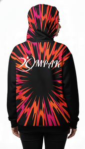 Sweat à capuche unisexe surdimensionné décontracté moderne avec design sublimé sur toute la surface pour les marques de vêtements streetwear - Product Image 3