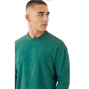 Nouvelles Chemises Confortables à Manches Longues pour Hommes, Coupe Droite, Col Rond, 100% Coton, Style Streetwear, Couleurs Unies, Vente en Gros, Collection 2026 - Product Image 6
