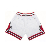 Shorts de basketball imprimés prêts à l'emploi, bordure contrastante, design inspiré All-Star, couleurs personnalisables, logo, ultra-légers, respirants, 100%