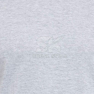 Camiseta de color sólido 100% algodón para hombre, cómoda, talla grande, corte holgado, ropa informal para hombre, camiseta estampada a bajo precio - Product Image 6