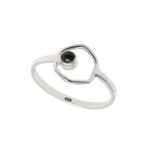 Beautiful Black Onyx Gemstone <b>Ring</b> <b>Crafted</b> From 925 Sterling Silver Round Cut Gemstone Engagement Jewelry In Bohemian Style - Product Image 2
