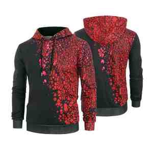 Sweat-shirts à capuche légers et confortables, personnalisez votre logo de marque, sweats à capuche et sweat-shirts pour hommes, sweat-shirt à capuche de haute qualité avec sublimation - Product Image 4