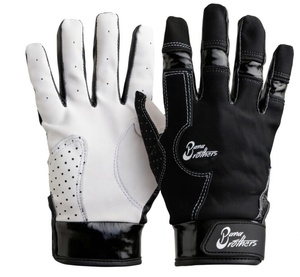 Gants de frappe de baseball personnalisés OEM, en cuir synthétique, pour adultes et jeunes - Product Image 3