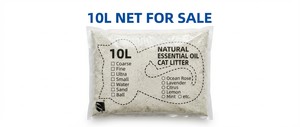 Arena para Gatos Elite Eco de 10 kg, Cuadrada, de Plástico, Resistente, Aglomerante y de Rápida Absorción, para Interiores y Exteriores - Product Image 3