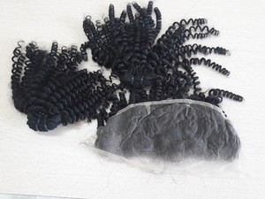 Wholesale spring <b>curly</b> Deep wave deep curl <b>Human</b> <b>Hair</b> <b>Extensions</b> Cuticle Aligned <b>Human</b> <b>Hair</b> <b>Extension</b> - Product Image 5