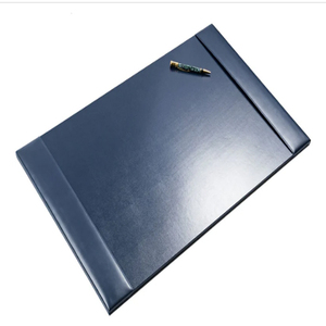 Tapetes de Escritorio de Cuero Sintético Gris para Escritura, Tapete de Cuero Minimalista para Escritorio Ejecutivo, Tapete de Cuero Sintético Gris - Product Image 5