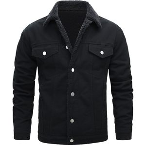 Maktra Wholesale ODM Mens Cotton Coated Denim Jacket XL Custom Windbreaker Smart Casual <b>Yarn</b> Dyed Stand Collar Breathable - Product Image 6