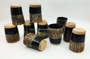 Auténtico Cuerno Vikingo para Beber, Hecho a Mano con Cuerno Natural, Jarra para Cerveza y Hidromiel, Koi de Falak World Export - Product Image 4