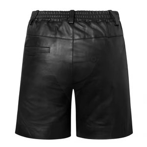 Pantalones Cortos de Cuero Casuales y Transpirables, Ecológicos, de Talla Grande, Cintura Media, Servicio OEM para Hombre - Product Image 2