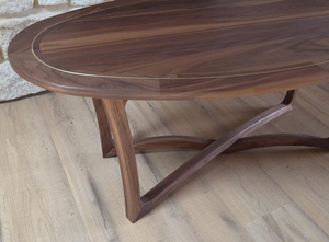 Table basse de luxe nordique en bois de manguier massif, faite à la main, moderne, écologique, durable, pour salon, meuble portable pour la maison - Product Image 6