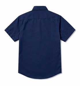 เสื้อเชิ้ตทำงานแขนสั้นคุณภาพสูงสำหรับผู้ชาย ทรงปกติ - Product Image 2