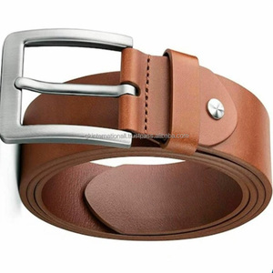 เข็มขัดหนังวัวแท้ชั้นเดียวแบบสั่งทำพิเศษ 100% สำหรับผู้ชายและผู้หญิง ขายส่งจากผู้ผลิตในอินเดีย - Product Image 4