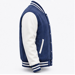 Customized Breathable Patch Baseball <b>Bomber</b> Varsity <b>Jacket</b> Hooded New Style Street Wear <b>Men's</b> Vintage Varsity College <b>Jacket</b> - Product Image 2
