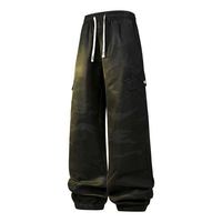 Pantalon cargo imperméable en coton/fibre de bambou avec impression en relief pour les aventures en plein air