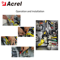 Acrel Ate400 Monitor de temperatura remoto Barra colectora/Sensor de temperatura inalámbrico de contacto eléctrico para interruptores