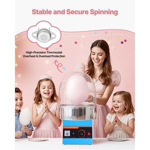 Commercial Electric Cotton <b>Candy</b> <b>Machine</b> 1000W Floss Maker with Stainless Steel Bowl 220V New Condition - Product Image 2