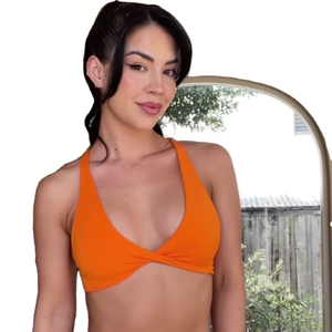 Sexy Nylon Sports Yoga <b>Bra</b> Four Needles Six Lines, Sport <b>Bra</b> Hot Beauty Lightweight Quick Dry Breathable Front Twist Push up - Product Image 6