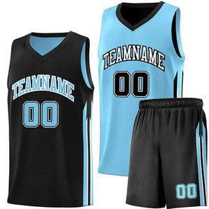 Ensemble de maillots de basket-ball personnalisés orange et jaune, sublimés, col en V, sans manches, en mesh respirant, unisexe, adulte, toutes saisons - Product Image 1