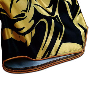 Shorts de Muay Thai et de Jujitsu pour hommes, respirants, imprimés, pour la gym, décontractés, avec cordon de serrage à la taille, en nylon et élasthanne, personnalisables - Product Image 6