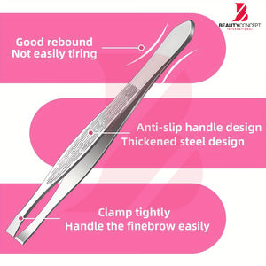Pinzas para Cejas de Último Diseño con Patrón, Accesorio de Belleza de Alta Gama para Mujer, Herramienta de Depilación de Precisión para Cejas Perfectas - Product Image 6