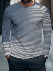 เสื้อสเวตเตอร์ผู้ชายทรงเข้ารูป แขนยาว คอโอ ผ้าถัก ระบายอากาศดี สวมใส่สบาย เหมาะสำหรับฤดูหนาว ผลิตจากผ้าฝ้าย 100% แขนปกติ เป็นมิตรต่อสิ่งแวดล้อม - Product Image 5