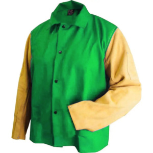 Veste en cuir de vachette de qualité supérieure, douce et confortable, pour la sécurité et la protection du corps, vestes de travail en cuir - Product Image 3