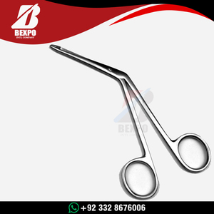 Pinzas de Cocodrilo de Alta Calidad para Oído y Nariz, con Mordazas Microdentadas, 14 cm y 16.5 cm, Instrumento ORL de Acero Inoxidable para Extracción de Polipos - Product Image 3