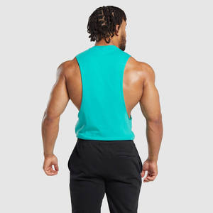 New Customized Logo Casual Muscle Sports Sleeveless Tank Top Breathable Quick-Drying Solid Color Gym Fitness Men's Comfortable - Product Image 2