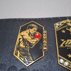 Cinturón de Campeonato de Boxeo y Fisicoculturismo Personalizado, Cinturón de Título de Campeón Mundial, Fabricante OEM - Product Image 3