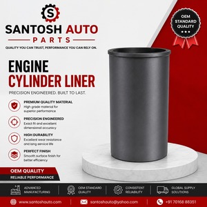 ซับสูบเครื่องยนต์แท้ Santosh Auto Parts สำหรับรถบรรทุกฮีโน่ EH700 เครื่องยนต์ดีเซล 11467-1200 ขนาด 110 มม. ผลิตจากเหล็กหล่อคุณภาพสูง รับประกัน 1 ปี - Product Image 3