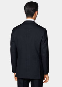 Traje de Hombre Color Carbón Oscuro de Alta Calidad Hecho en Pakistán, Blazer con Solapa de Muesca y Pantalones de Vestir, Traje de Dos Piezas a Medida, Ropa Formal - Product Image 2