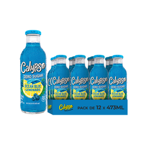 High Quality Factory Direct Calypso Ocean Blue Lemonade 12x473ml Natural Flavor Refreshing <b>Soft</b> <b>Drink</b> Wholesale Beverage Supply - Product Image 1