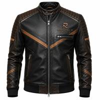 Veste en cuir véritable pour homme, chaude pour l'hiver, écologique, séchage rapide, respirante, qualité supérieure, logo personnalisé sur le devant, décontractée
