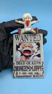 Pendentif Affiche de recherche Monkey D. Luffy en Moissanite Argent 925 Taille Brillant Thème Dessin Animé Hip Hop Plaqué Rhodium Bijoux Cadeaux - Product Image 4