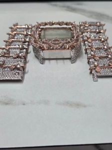 VVS Miyota Moissanite นาฬิกากลไกอัตโนมัติ, นาฬิกาคริสตัลแซฟไฟร์สำรองออกแบบตามต้องการ - Product Image 6