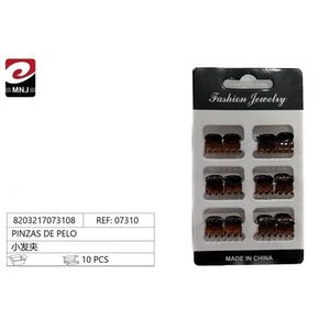 Fermagli per capelli alla moda, 10 pezzi, marrone, prodotti in Cina - Product Image 1