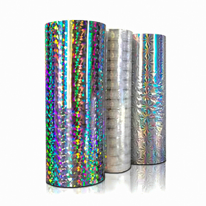 High Quality Holographic Self Adhesive <b>Vinyl</b> Overlay Cold Lamination Film for Sticker Label Protection Glossy Finish Wholesale - Product Image 1