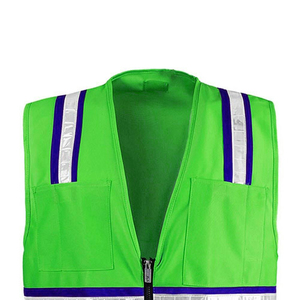 Hi Vis Reflective Cotton Polyester Waterproof Safety Sweatshirt ANSI Class 2 LED Flash Lightweight Long Sleeves <b>Winter</b> <b>Workwear</b> - Product Image 2
