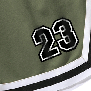 Shorts de basketball en mesh respirant pour hommes, avec logo personnalisé, entrejambe de 5 pouces, poids lourd, avec poches – Vente en gros - Product Image 5