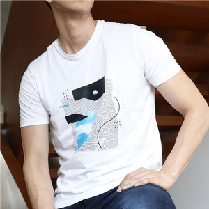 T-shirt imprimé graphique pour homme, coupe ample, mode estivale, streetwear, t-shirt graphique pour homme, manches courtes, t-shirt en coton surdimensionné - Product Image 2