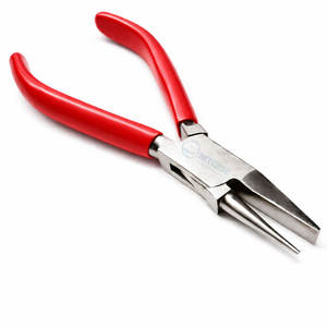 Pince à bijoux de qualité supérieure avec mâchoires rondes et plates pour plier, façonner et former les fils, pour la fabrication artisanale de bijoux professionnels. - Product Image 6