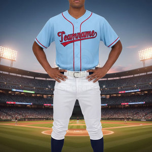 Uniforme de Béisbol Personalizado con Logotipo, Alta Calidad, 100% Poliéster, Ligero, Transpirable, Talla Personalizada Disponible, Precio Económico, Venta al Por Mayor - Product Image 6