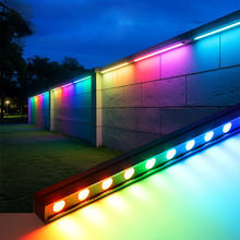 Lumière murale linéaire LED RGB 48W |   Étanche IP66, indice de fidélité des couleurs élevé 90 |   Éclairage de façade extérieur |   Architecture des bâtiments - Product Image 3