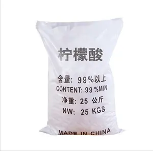 Used for deodorizing sewage treatment industrial grade Cas No. 5949-29-1 citric acid