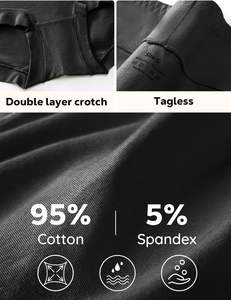 Ropa Interior Femenina de Tallas Grandes con Cintura Alta, Botones, Tela Suave, Elástica, Transpirable, con Soporte y Control Completo - Product Image 6