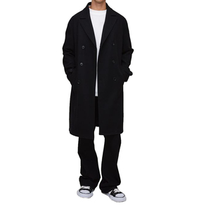 <b>Men</b> Long <b>Coat</b> Premium Winter Outerwear Classic Tailored Design with Warm Inner Lining for Business Formal and Casual Fashion - Product Image 6