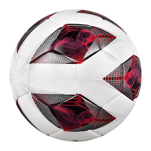 Ballon de football blanc et bleu de haute qualité avec logo imprimé, durable, style populaire, pour l'entraînement et les matchs - Product Image 5