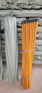 Escoba de Plástico Resistente con Mango de Madera, Escoba Doméstica Fácil de Limpiar, 120 cm, 2.2 cm - Product Image 3