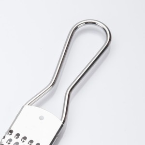 Silver Polished Stainless Steel Kitchen Utensils Long Wired Handle Medium Size Cheese Ladle Fruit Spatula Grater Eco-Friendly - Product Image 3