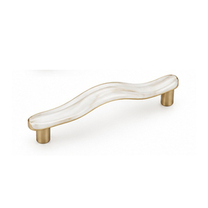 Poignée de meuble rectangulaire réglable en laiton massif de luxe moderne pour tiroir, commode, armoire, mobilier de salle à manger, haute qualité pour la maison - Product Image 6